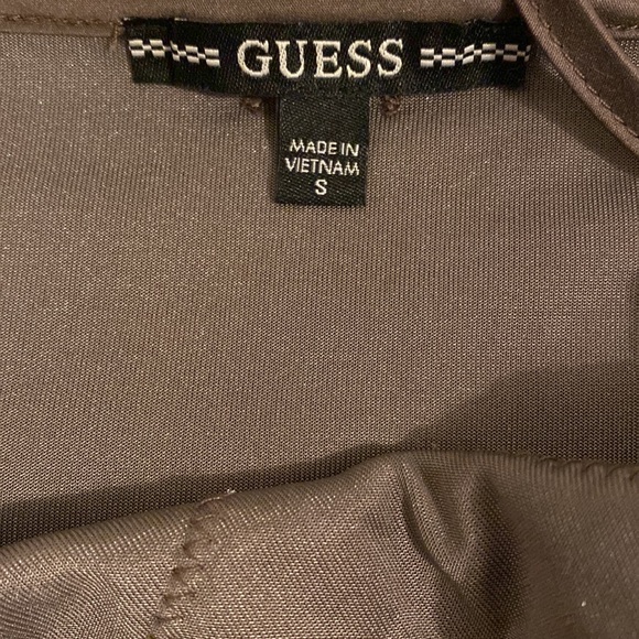Guess (Black Label) Lace Trim Velvet Cami - Picture 4 of 5